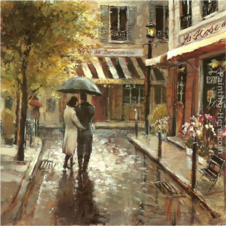 Romantic Stroll painting - Brent Heighton Romantic Stroll art painting